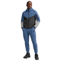 Nike Tech Fleece Sportswear Trainingspak Staalblauw Donkergrijs Lichtgrijs Zwart