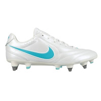 Nike Tiempo Ligera Pro Iron Stud Football Boots (SG) White Turquoise