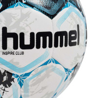 Hummel Inspire Club Football Size 4 White Light Blue Black