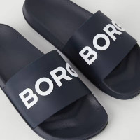 Björn Borg Knox Slippers Donkerblauw Wit