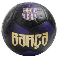 Nike FC Barcelona Academy Football Size 5 2026-2027 Black Purple Gold