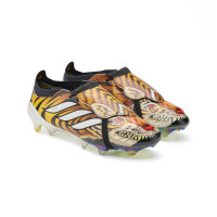 adidas Predator Y-3 Elite FT Gras Voetbalschoenen (FG) Zwart Oranje Geel Wit