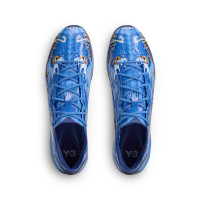 adidas F50 Hyperfast Y-3 Elite Gras Voetbalschoenen (FG) Blauw Wit Multicolor