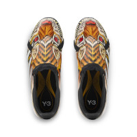 adidas Predator Y-3 Elite FT Gras Voetbalschoenen (FG) Kids Zwart Oranje Geel Wit