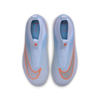Nike Mercurial Superfly 11 Academy Gras / Kunstgras Voetbalschoenen (MG) Kids Lichtblauw Oranje Zilvergrijs