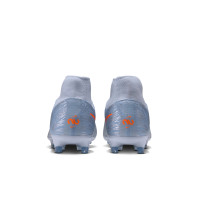 Nike Mercurial Superfly 11 Academy Grass/Artificial Grass Football Boots (MG) Light Blue Orange Silver Grey