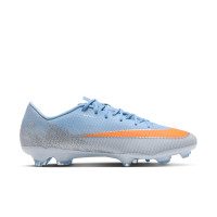 Nike Mercurial Vapor 17 Academy Gras / Kunstgras Voetbalschoenen (MG) Lichtblauw Oranje Zilvergrijs