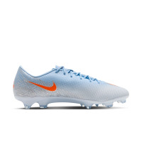 Nike Mercurial Vapor 17 Academy Gras / Kunstgras Voetbalschoenen (MG) Lichtblauw Oranje Zilvergrijs