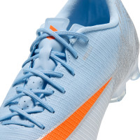 Nike Mercurial Vapor 17 Academy Gras / Kunstgras Voetbalschoenen (MG) Lichtblauw Oranje Zilvergrijs