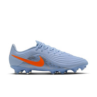 Nike Tiempo Maestro Academy Grass/Artificial Grass Football Boots (MG) Light Blue Orange Silver Grey