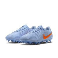Nike Tiempo Maestro Academy Grass/Artificial Grass Football Boots (MG) Light Blue Orange Silver Grey