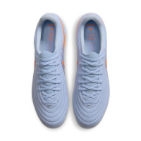 Nike Tiempo Maestro Academy Grass/Artificial Grass Football Boots (MG) Light Blue Orange Silver Grey