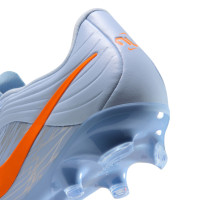Nike Tiempo Maestro Academy Grass/Artificial Grass Football Boots (MG) Light Blue Orange Silver Grey