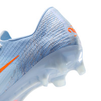 Nike Zoom Mercurial Superfly 11 Elite Artificial Grass Football Boots (AG) Light Blue Orange Silver Grey