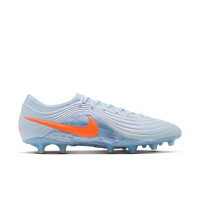 Nike Tiempo Maestro Elite Kunstgras Voetbalschoenen (AG) Lichtblauw Oranje Zilvergrijs