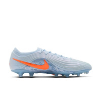 Nike Tiempo Maestro Elite Kunstgras Voetbalschoenen (AG) Lichtblauw Oranje Zilvergrijs