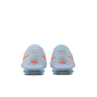 Nike Tiempo Maestro Elite Kunstgras Voetbalschoenen (AG) Lichtblauw Oranje Zilvergrijs