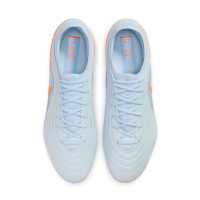 Nike Tiempo Maestro Elite Kunstgras Voetbalschoenen (AG) Lichtblauw Oranje Zilvergrijs