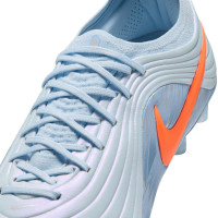 Nike Tiempo Maestro Elite Kunstgras Voetbalschoenen (AG) Lichtblauw Oranje Zilvergrijs