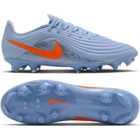 Nike Tiempo Maestro Academy Grass/Artificial Grass Football Boots (MG) Light Blue Orange Silver Grey
