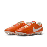 Nike Tiempo Ligera Pro Gras Football Boots (FG) Orange White
