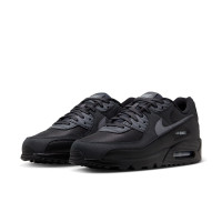 Nike Air Max 90 Premium Sneakers Zwart Donkergrijs Grijs