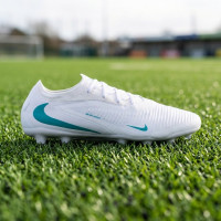 Nike Phantom 6 Low Pro Artificial Grass Football Boots (AG) White Turquoise