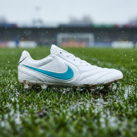 Nike Tiempo Ligera Pro Iron Stud Football Boots (SG) White Turquoise