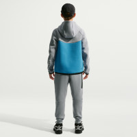 Nike Tech Fleece Sportswear Sweat Pants Kids Grey Blue Black