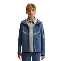 Nike Sportswear Tech Fleece Reflect Tracksuit Kids Steel Blue Silver Grey Black