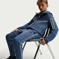 Nike Sportswear Tech Fleece Reflect Tracksuit Kids Steel Blue Silver Grey Black