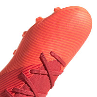 adidas NEMEZIZ 19.3 Gras / Kunstgras Voetbalschoenen (FxG) Oranje Rood Zwart