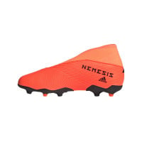 adidas NEMEZIZ 19.3 LL Gras Voetbalschoenen (FG) Kids Oranje Zwart