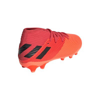 adidas NEMEZIZ 19.3 Gras / Kunstgras Voetbalschoenen (FxG) Kids Oranje Rood Zwart