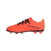 adidas NEMEZIZ 19.4 Gras / Kunstgras Voetbalschoenen (FxG) Kids Oranje Rood Zwart