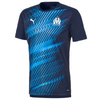 PUMA Olympique Marseille Stadium Trainingsshirt 2019-2020 Donkerblauw