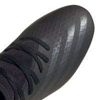 adidas X GHOSTED.3 GRAS VOETBALSCHOENEN (FG) Zwart Zwart Grijs