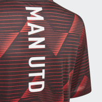 adidas Manchester United H Pre Match Trainingsshirt 2019-2020 Kids Rood Grijs