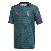 adidas Juventus Thuis Pre Match Trainingsshirt 2019-2020 Kids Groen Roze