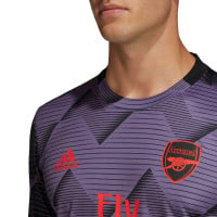 adidas Arsenal Pre Match Trainingsshirt 2019-2020 Paars Zwart