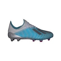 adidas X 19.1 Gras Voetbalschoenen (FG) Lichtblauw Wit Zwart