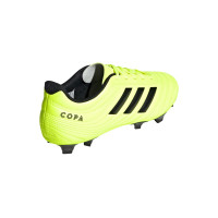 adidas COPA 19.4 Gras Voetbalschoenen (FG) Geel Zwart