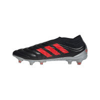 adidas COPA 19+ FG Voetbalschoenen Zwart Rood Zilver