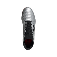 adidas PREDATOR 19.3 Gras Voetbalschoenen (FG) Zilver Zwart Rood