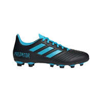 adidas PREDATOR 19.4 Gras / Kunstgras Voetbalschoenen (FxG) Zwart Blauw