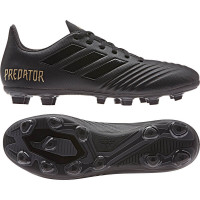 adidas PREDATOR 19.4 Gras / Kunstgras Voetbalschoenen (FxG) Zwart Zwart