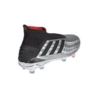 adidas PREDATOR 19+ Gras Voetbalschoenen (FG) Zilver Zwart Rood