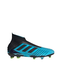 adidas PREDATOR 19+ Gras Voetbalschoenen (FG) Blauw Zwart