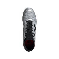 adidas PREDATOR 19.3 Zaalvoetbalschoenen Zilver Zwart Rood