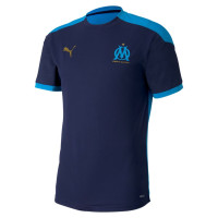 PUMA Olympique Marseille Trainingsshirt 2020-2021 Donkerblauw Blauw